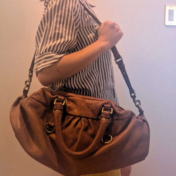 Marc by Marc Jacobs Classic Q Groovee Brown Luggage Satchel Bag - Picture 8 of 8